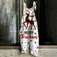 thumbnail image 2 of SRZYMJ Christmas Jumpsuit for Women 2025 Overalls Spaghetti Strap Jumpsuits Rompers Pajamas Dresses Outfits Pants, 2 of 3