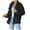white, variant on Faux Fur Coat Women Sherpa Fleece Zip Up Jacket Fuzzy Shearling Warm Winter Teddy Coat Lapel Casual Outerwear