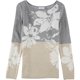 thumbnail image 1 of Calvin Klein suéter de intarsia para mujer, gris, extragrande, 1 of 2