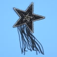 thumbnail image 4 of Parches de borlas de diamantes de imitación con diseño de estrella adhesivos de plástico para ropa, bolsos, apliques n.° 4, 4 of 9