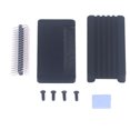 thumbnail image 4 of Passive Cooling Enclosure, Fast Heat Dissipation Open Chassis Aluminum Alloy Cooling Case Less Interference Acrylic Bottom Plate  for Electronic Components Bent Pin Header, 4 of 7