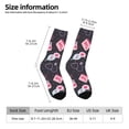 thumbnail image 2 of Fotbe Breast Cancer Awareness1 Calcetas Largas con Estampado para Hombre y Mujer – Calcetas de Compresión Transpirables y Elásticas, Viajar y Uso Diario Talla 5-11, 2 of 6