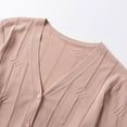thumbnail image 3 of SHTXOZHI Womens Lightweight Button Down Long Sleeve Cardigan Sweater V Neck Open Front Cardigan, 3 of 7