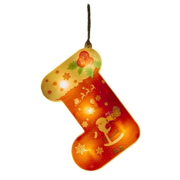 EGNMCR Decorative Lights Christmas Window Decoration Lights Battery Operated Christmas Indoor Lights Window Hanging Decoration Lights Party Christmas Gift decorative light