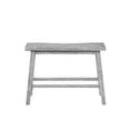 thumbnail image 4 of Pemberly Row Wood Backless Bench in Storm Gray Wire-Brush Finish, 4 of 7