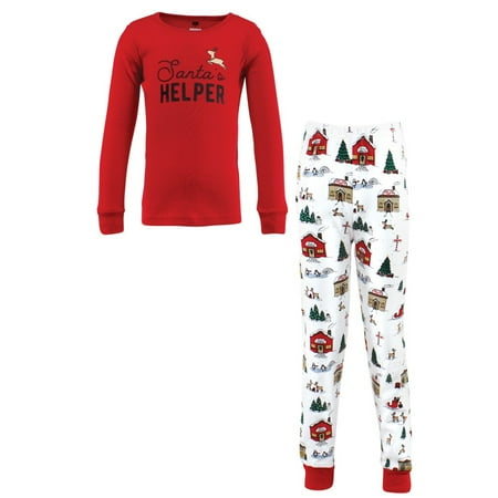 

Hudson Baby Child Cotton Pajama Set North Pole 7 Years