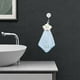 thumbnail image 5 of Toalla de mano de cocina, paño de baño absorbente que previene las bacterias, toalla colgante para B-Azul Claro, 5 of 9