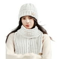 thumbnail image 1 of CSChome Hat Scarf Set Winter Hat Scarf Set - Unisex Solid Color Thickened Warm Comfortable Long Scarf Beanie, 1 of 7