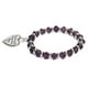 thumbnail image 4 of Pulsera de cristal púrpura, pulsera de moda para mujer, pulsera de metal púrpura, pulsera colgante, rendimiento de primer nivel, 4 of 8