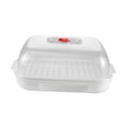 thumbnail image 4 of Vaporera para microondas con tapa para cocinar de forma saludable. Vaporera para cocinar verduras. Olla apta para microondas para preparar verduras., 4 of 9