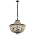 thumbnail image 2 of 6 Light Medium Chandelier With Lodge/Country/Rustic Inspirations 24.25 Inches Tall By 24 Inches Wide     -Traditional Installation Kichler Lighting, 2 of 2