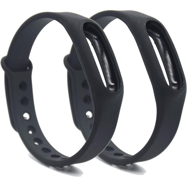 HSHDLDF Cute Rubber Replacement Accessory Band for Pokémon Go-Tcha Wristband, Black, One Size (2-Pack)