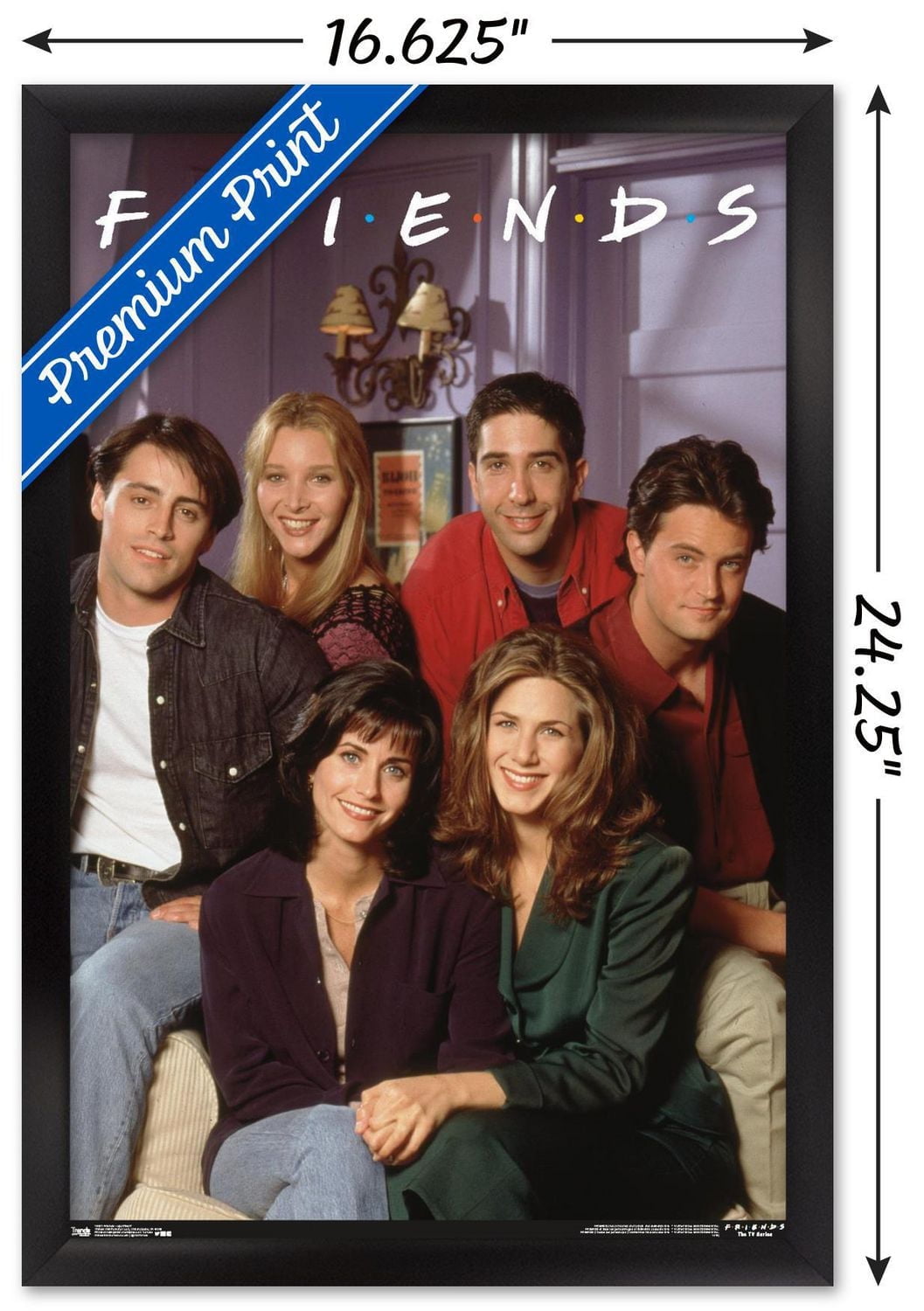 Friends - Apartment Wall Poster, 22.375" x 34"
