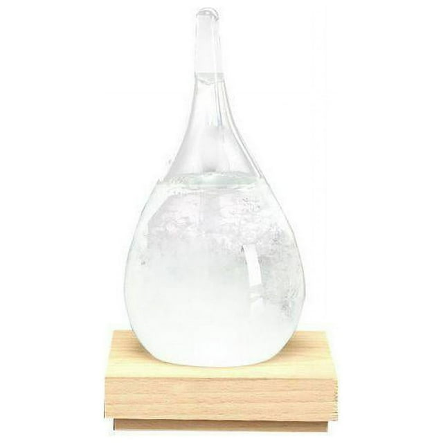 EASTIN Transparent Droplet Storm Glass Water Drop Weather Storm Forecast Predictor Monitor Bottle Barometer Home Decor
