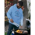 thumbnail image 2 of Happy 4Th July Bbq Hoodie Men -Image by Shutterstock, Male 5X-Large, 2 of 4