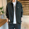 thumbnail image 3 of Camisa y blusa para hombre, manga larga, para hombre, con bolsillo, a cuadros, marca barata, botones, ropa de lujo original, estética social, cuello, 3 of 5