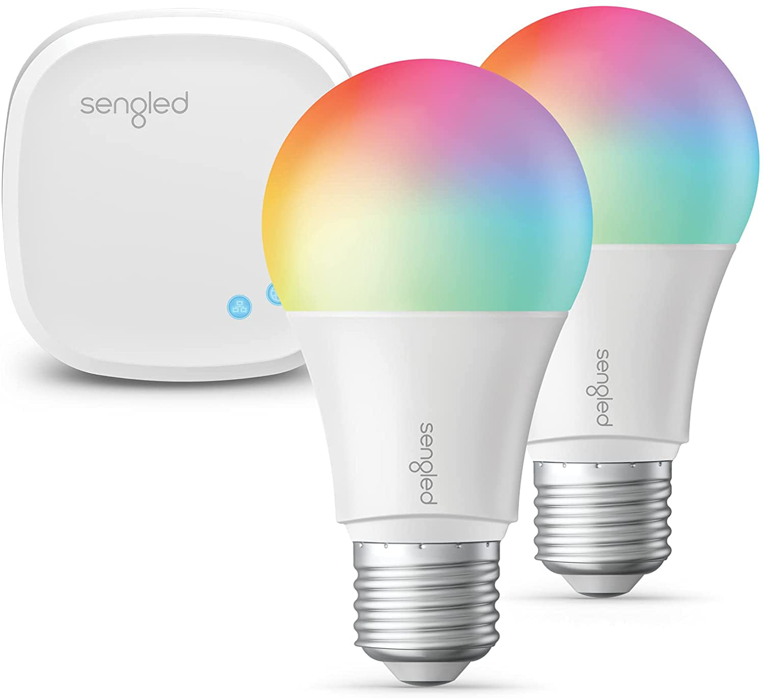 Google Home Color Changing Dimmable Smart Light Bulb That Compatible with Alexa Sengled Smart Light Bulb 3 Pack SmartThings & IFTTT Smart Hub Required Smart Bulb Multicolor A19 LED Light 