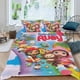 thumbnail image 2 of Ruby Arcoíris Conjunto de sábanas temático, trío de piezas, cómodo y amigable con la piel, diseño único, regalo de decoración para el hogar para familiares, amigos y fans, 90 cm * 190 cm, 2 of 6