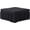 Black, variant on Stretch Ottoman Covers, 3D Bubble Lattice Ottoman Slipcovers with Ruffled Skirt Footstool Modern Furniture Protector Bubble Covers for Living Room and Bedroom (Light Brown)