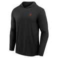 thumbnail image 2 of Men's Fanatics Black Chicago Bears Front Office Power Mono Long Sleeve Hoodie T-Shirt, 2 of 3