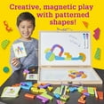 thumbnail image 4 of MindWare Imagination Patterns Deluxe, Magnetic Play with Patterned Shapes for Kids, 4 of 8