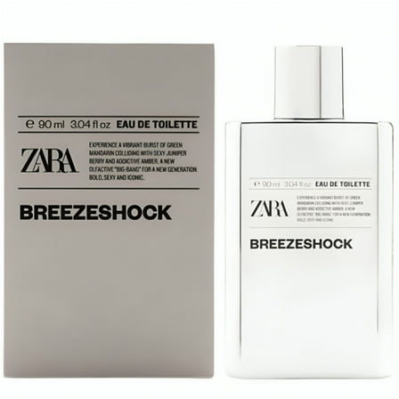 Zara Breeze Shock Cologne for Men EDT Eau De Toilette 90 ML (3.04 FL OZ)