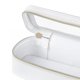 thumbnail image 3 of Bagbag Bag Women PU Maquillaje de maquillaje Almacenamiento Cosmética White, 3 of 4