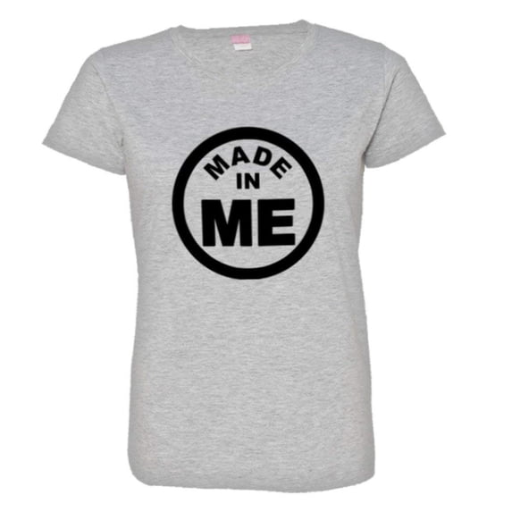 PleaseMeTees™ Womens From Born Made In Maine Me Logo Label Tag HQ Tee