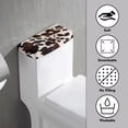 thumbnail image 3 of Renewold Cow Printed Toilet Tank Lid Cover Stains and Dust Resistant Toilet Top Cover with Elastic Edge Fit Most Toilets Tanks Bathroom Decor, 3 of 6
