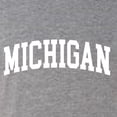 thumbnail image 6 of Wild Bobby State of Michigan College Style Women Tri-Blend Racerback Tank Top, 6 of 6