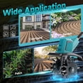 thumbnail image 2 of 20V Cordless Electric Tiller, 10-inch Garden Cultivator, 360RPM, Lightweight Labor-saving, 4.0Ah Battery & Fast Charger, 2 of 5