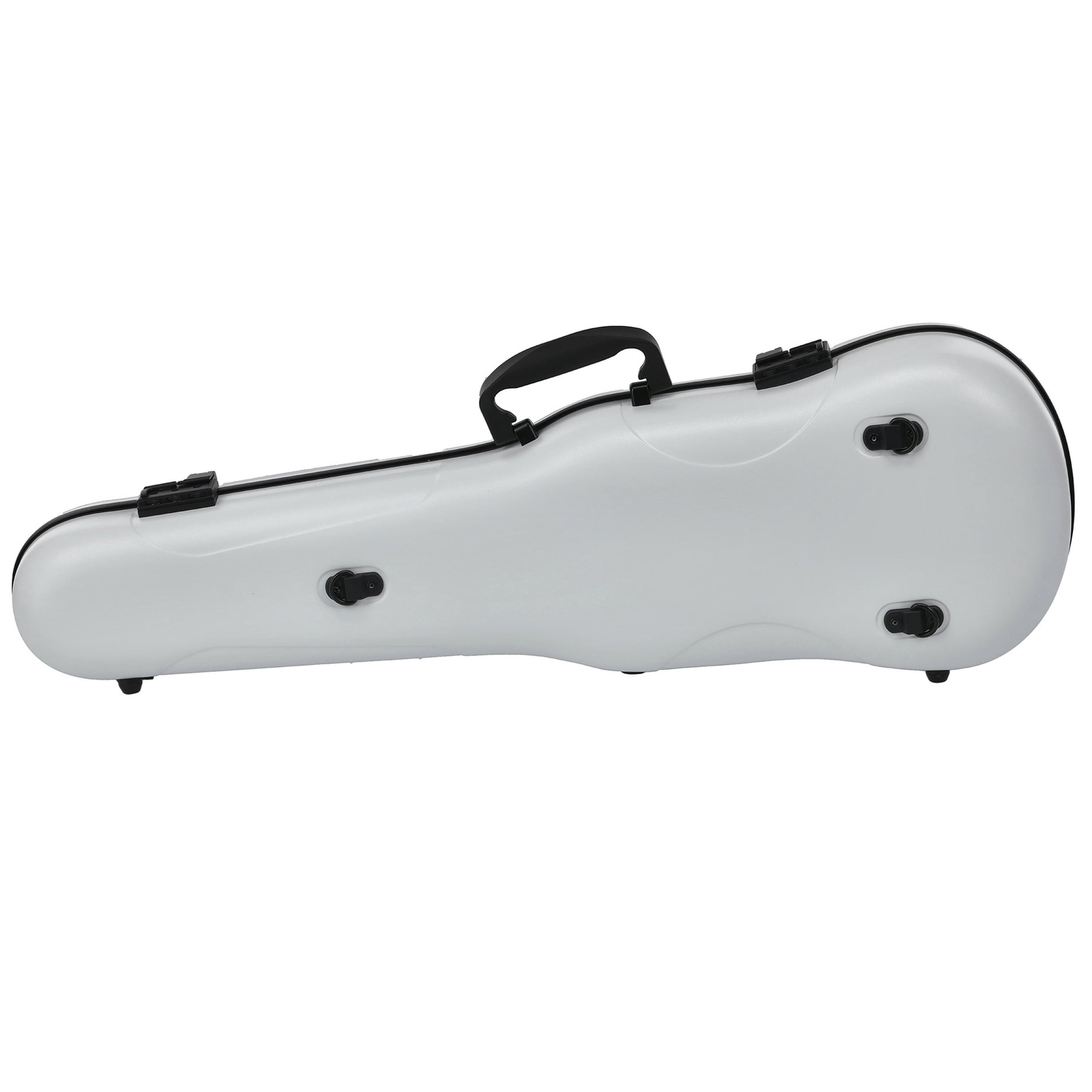 GEWA Violin Case, Air 1.7, Shaped, 4/4, White/Black, Matte, w/Subway Handle