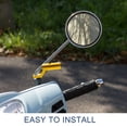 thumbnail image 3 of SEWACC Motorcycle Mirror Extenders Bracket 1Set Golden 8.50X4.00X1.50CM Scooter And Bicycle, 3 of 8