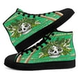 thumbnail image 4 of Into The Garden Skull High Top Canvas Shoes Sneakers Black Size 8.5, 4 of 7