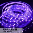thumbnail image 2 of Irfora Tira de luz UV Tira de luces LED 16.4 pies 300 LED Luces de cuerda 12V Luces negras flexibles Luces de tira UV Luz ultravioleta + Fuente de alimentación Irfora Luces de tira, 2 of 7