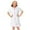 White, variant on RTKFRFLM Little Girls Hooded Swim Cover-Up Dress Kids Terry Cloth Beach Towel Robe with Short Sleeves Toddler Absorbent Vacation Bathrobe Comfortable Swimming Pool Wrap for Children