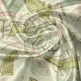 thumbnail image 5 of Ambesonne Jazz Music Window Valance, Doodle Equipment, 54" X 12", Blush Khaki and Beige, 5 of 5