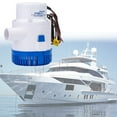 thumbnail image 2 of Non Automatic 3700GPH Submersible Bilge Pump 24V Resistant Marine Use, 2 of 12