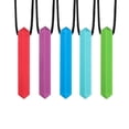 thumbnail image 2 of Los mejores collares para masticar para niños con autismo - Collares para masticar de silicona resistentes y duraderos - Colgante para masticar para niños y niñas, 2 of 5