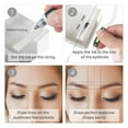 thumbnail image 4 of Eyebrow Line Marker Ruler for DIY Measuring, Lightweight Arch Design, Sturdy and Durable, Sponge Strip, Dropper, Suitable for Beginners, Tattoo Artists, 4 of 7