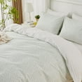 thumbnail image 1 of Gogreen Luxury Queen Duvet Cover Floral, Soft & Breathable 100% Cotton 3 Pieces Queen Bedding Sets, Pattern Queen Comfy Duvet Cover, with Zipper Closure, 1 of 11