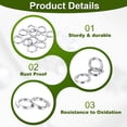 thumbnail image 3 of Split Lock Washer, Spring Lock Washer Stainless Steel Lock Washers Assortment Kit for Screws Bolt 14  25, 3 of 8