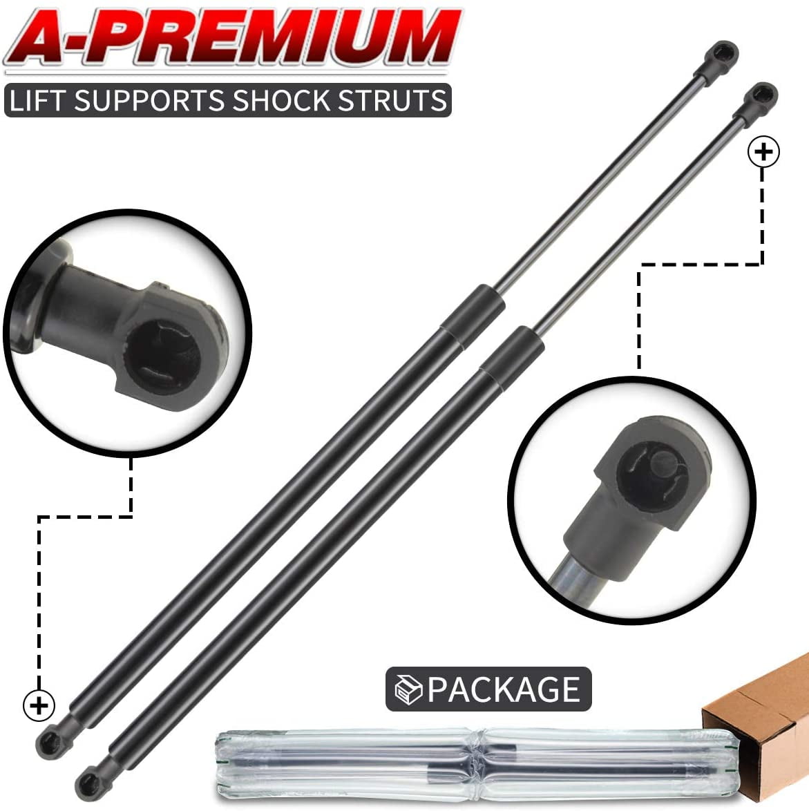 Qty2 Front Hood Gas Charged Lift Supports Spring Damper For BMW X5 E53 2000-2006