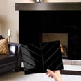 thumbnail image 2 of DEWOO 10 Sheets Thicker Herringbone Peel and Stick Backsplash, 11.5”×9” Stick on Wall Tiles, Self Adhesive Tile Sticker for Kitchen Backsplash and Bathroom, Black, 2 of 15