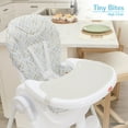 thumbnail image 2 of Fisher Price Tiny Bites Highchair by Dream On Me, Cloud Gray, 2 of 6