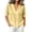 Yellow, variant on zbxnLI Plus Size Women Cotton Linen Shirts Short Sleeve Shirt V Neck Tops Casual Beach Vacation Summer Blouse