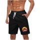 thumbnail image 1 of Pantalones Cortos Casuales para Hombre Imprimir con Bolsillos Pantalones de Playa de Cintura Elástica, Pantalones Cortos de Cintura Elástica para Hombre, 1 of 5