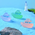 thumbnail image 3 of 6 Pcs Mini Modèles Lumineux de Bateaux Accessoires de Paysage, 3 of 9