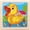 Duck, variant on Wooden Educational Jigsaw Puzzles, 9 Piece Wooden Jigsaw Puzzle for Educational Animal and Vehicle Themed Puzzles