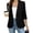 Black, variant on Womens Casual Blazers Open Front Long Sleeve Work Office Suit Jackets Blazer Black 3XL